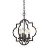 Elk Lighting Chandette 4-Light Chandelier in Oil Rubbed Bronze 31812/4